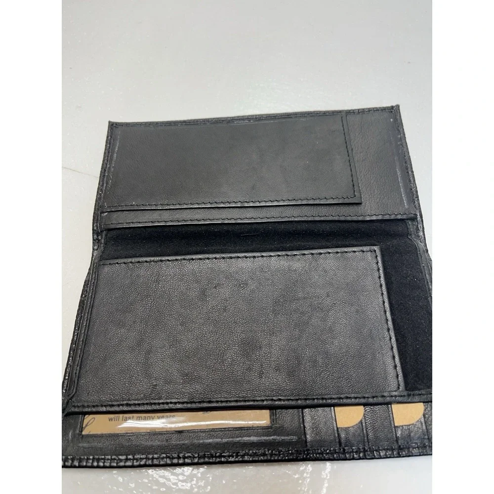 Men's Bifold Leather Wallet Handcrafted LL Company Alligator‎